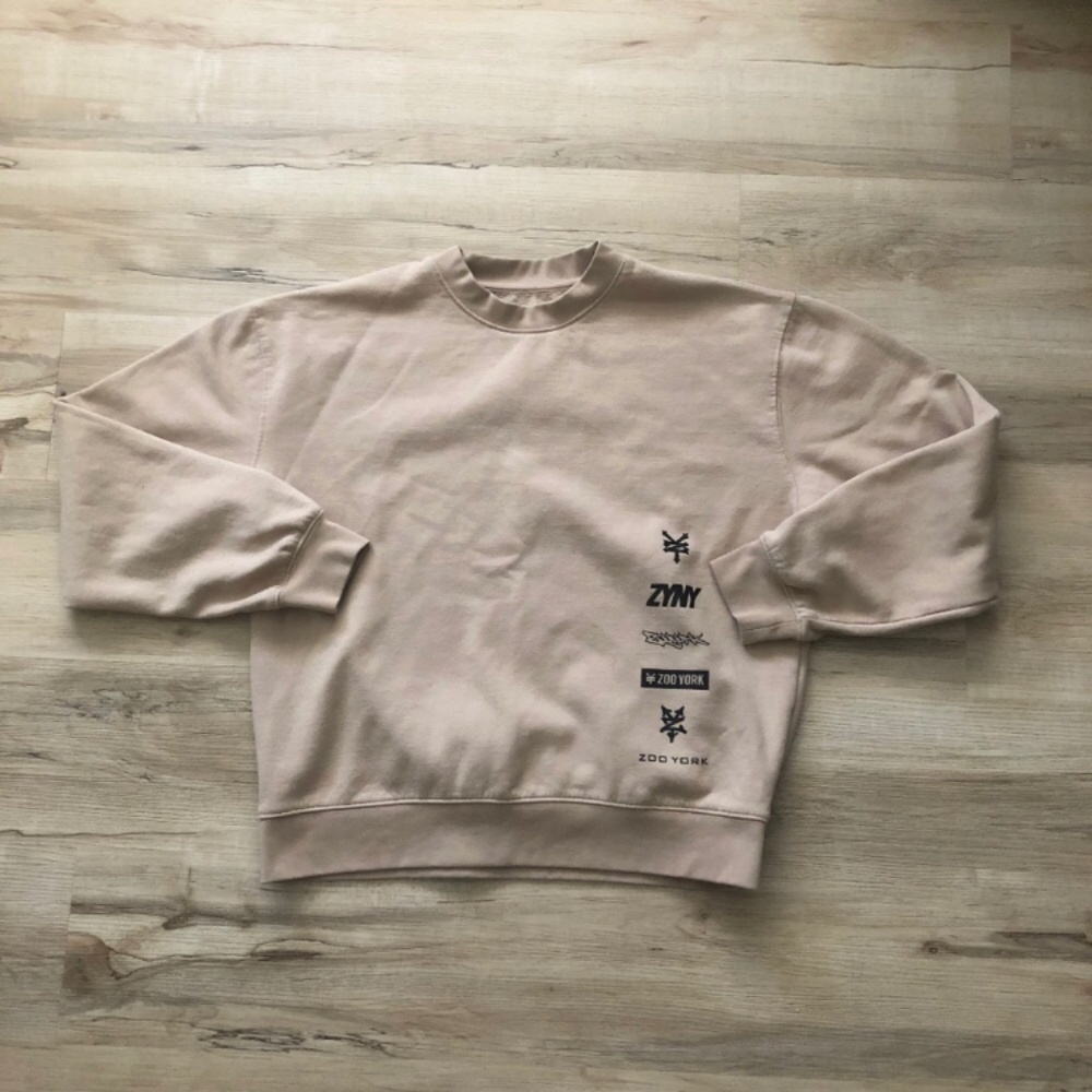 Zoo York Beige Crewneck Sweater